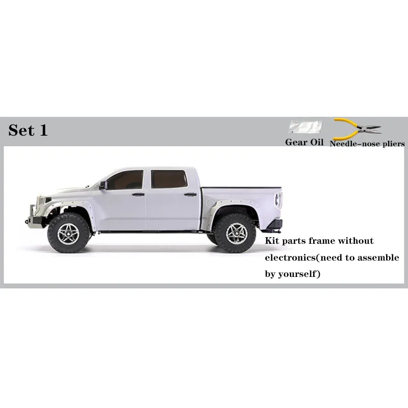Orlandoo Hunter New RC Model Car P02 KIT 1:32 Mini Remote Control Climbing Car Tundra SUV Pickup Truck DIY Parts Not Painted