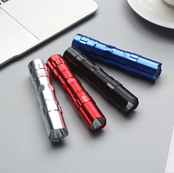 

Wholesale 500pcs/lot Outdoor Bright light LED torch LED FlashLight mini led torch promotion gift can customize logo SN258