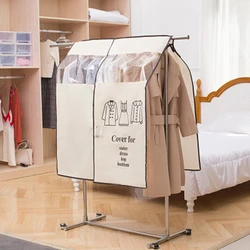 1pcs Suit Coat Clothes Dust Cover Hanging Dress Garment Storage Bag Wardrobe Organizer Dust Cover Waterproof Dustproof Protector
