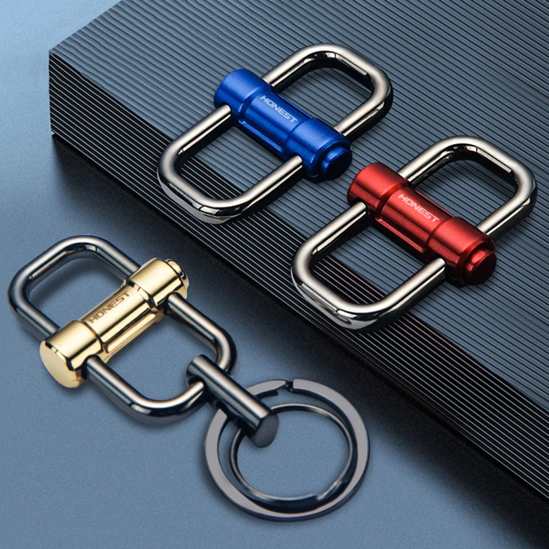 High-Quality Keychain Men Women Durable Car Key Chain Buckle Creative for Key Ring Holder Jewelry Male Gift Couple Accessories