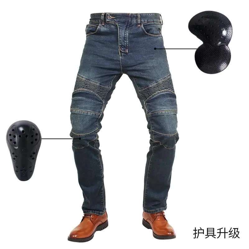 3 Styles Men Stretchy Ripped Skinny Biker Embroidery Print Jeans  Taped Slim Fit Denim Scratched moto jeans High Quality Jean