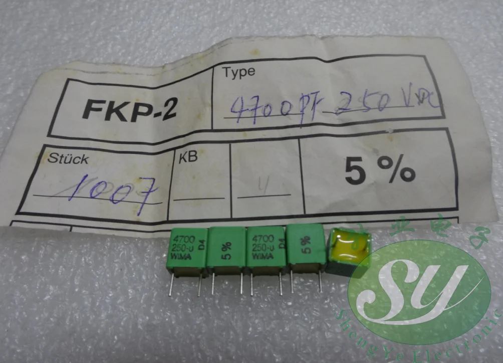 

20PCS/50PCS WIMA FKP2 0.0047uF/250V 4.7nf 4700pf 4n7 472 new film capacitor 5MM FREE SHIPPING