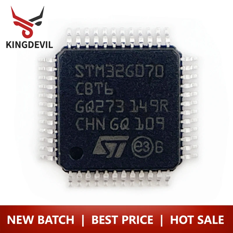 1pcs/lot New original STM32G070CBT6 LQFP-48 STM32G0 Series 32-bit Single Chip Microcontroller MCU LQFP48 STM32G070CBT6TR