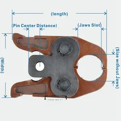 Universal Jaws for Pex Pipe Pressing Crimping Tools,Not suit REMS MINI