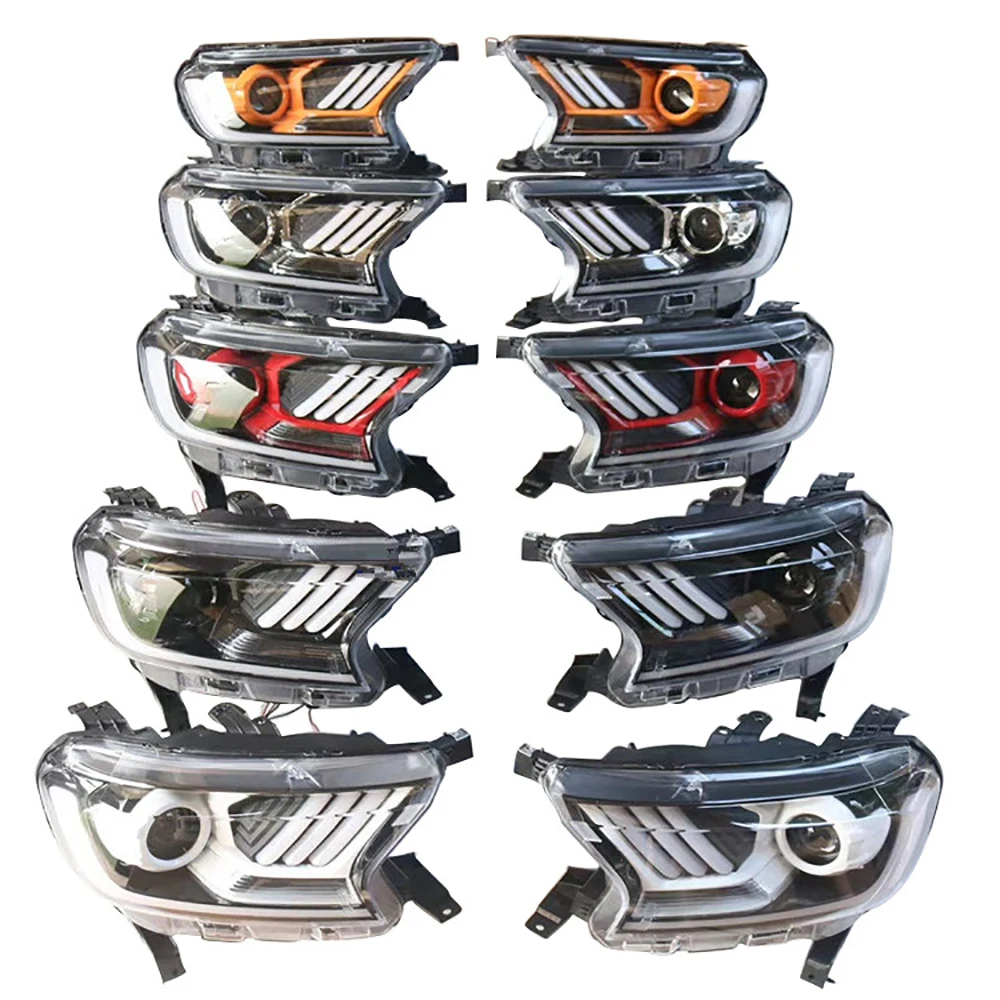 LED Headlight For Ranger T7 T8 2015 2016 2017 2018 2019 2020 PX2 MK For Everest Front Head Light Auto Accessories