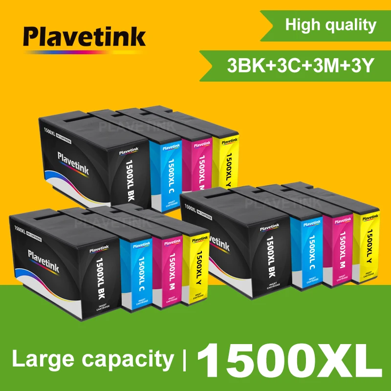 Plavetink Comaptible Ink Cartridges PGI 1500 XL For Canon MAXIFY MB 2050 2150 2300 2350 2355 Inkjet Printer Cartridge PGI1500XL