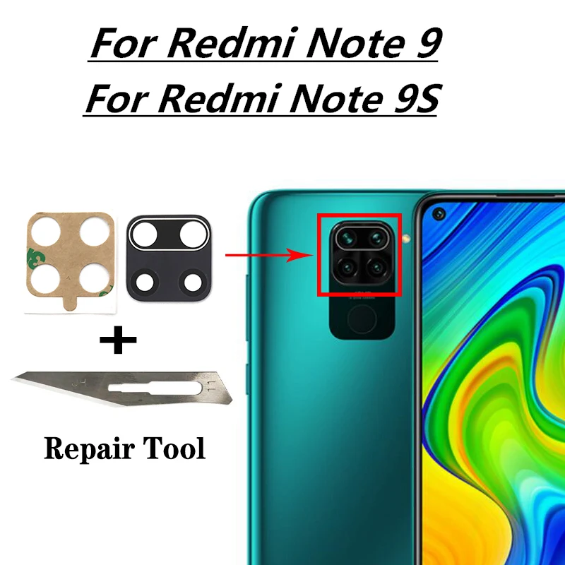 2Pcs/Lot Rear Back Camera Glass Lens For Redmi Note 9S 9 10 8 Pro 9 9A 9C 10s 5G Camera Lens For Xiaomi Mi Note 10 Lite 10T Pro image 4