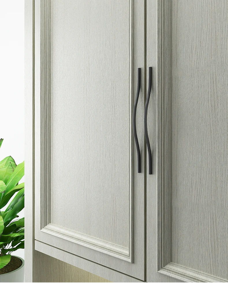 TONA Black Cabinet Handle Cabinet Pulls Drawer Handle Knobs Cupboard Handles Furniture Hardware Dresser Knobs Bathroom