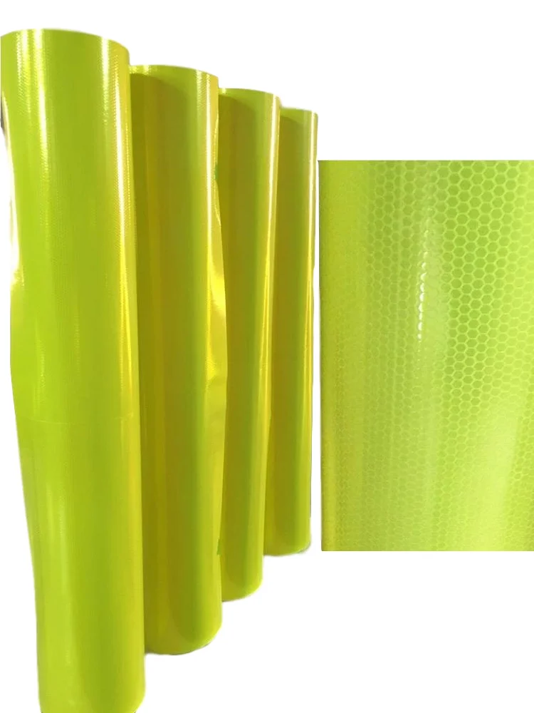 41-60CM Hohe Sichtbarkeit Roll Selbst-adhesive Weiß Fluoreszierende Reflektierende PVC Wasserdichte Warnung Druckbare Licht Box Tuch