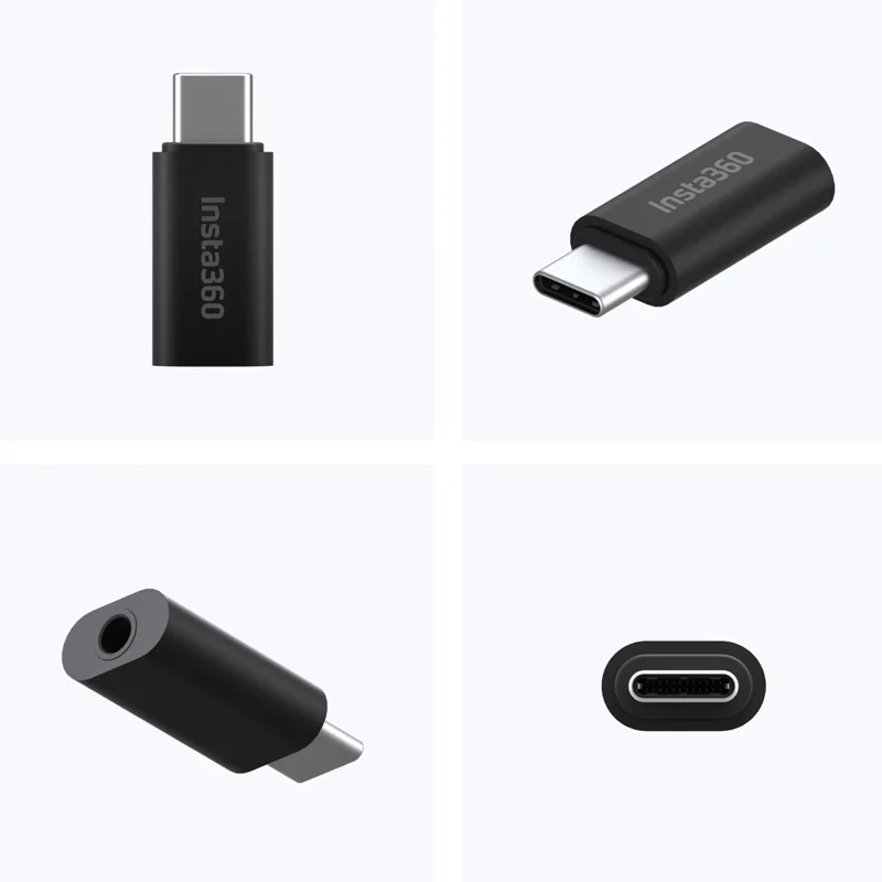 Adaptor Audio Mikrofon Insta360 ONE R 3.5Mm/BOYA M1 Mikrofon untuk Android Mobile iPhone Mac DSLR Kamera Perekam Camcorder Podcast