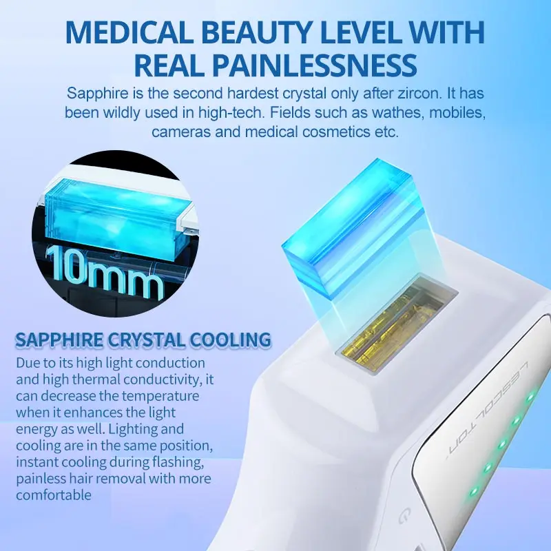 Laser Hair Removal 400000 Flashes IPL Hair Removal Epilator Laser Permanent Bikini Trimmer Electric Depilador For Women/Men