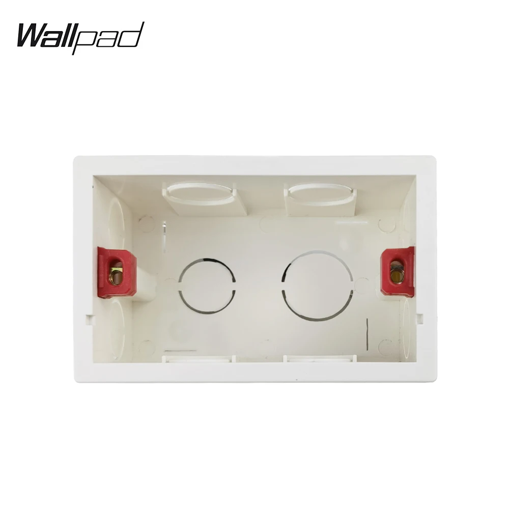 3-6M Wallpad 70*85mm IL AU US standardowa kaseta ścienna prostokątne pudełko na 118*75MM gniazdko ścienne powrót ukryte pudełko — zdjęcie 2