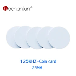 Sticker Coin-Card 125khz RFID EM4305 Adhesive Sticker Coin Card Rewritable Copy Clone Card Diameter 25mm 1/5pcs