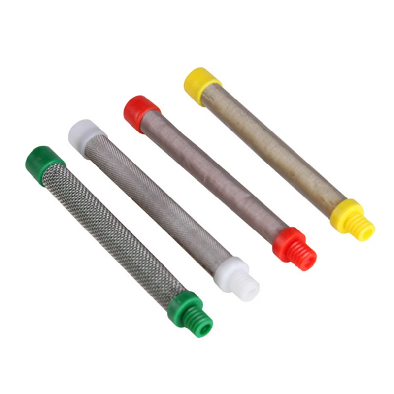 10pcs filtro per pistola a spruzzo per vernice Airless filtro a pistola a vite 30/60/100/150 mesh per pistola a spruzzo per vernice Titan 304 inossidabile