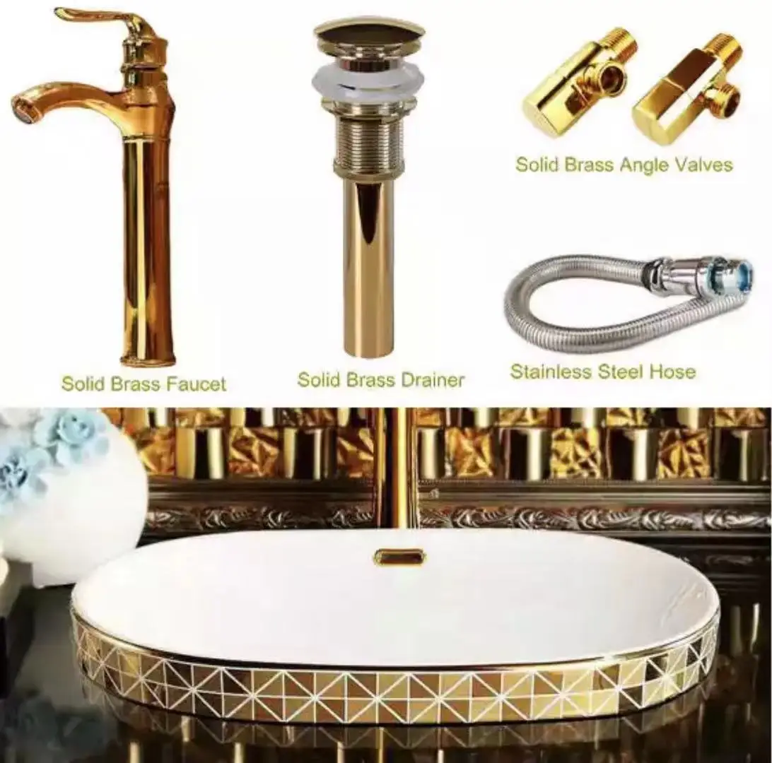 Custom toilet（P-Trap） + basin (including faucet and accessories)