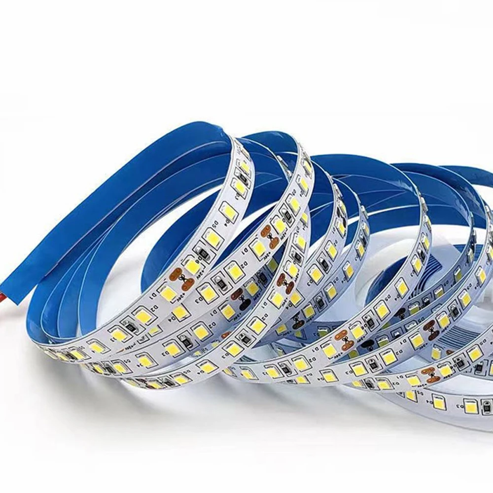 flexivel led light strip para decoracao de interiores fita lampada quente branco vermelho azul verde dc 12v 24v 2835 100m por lote 01