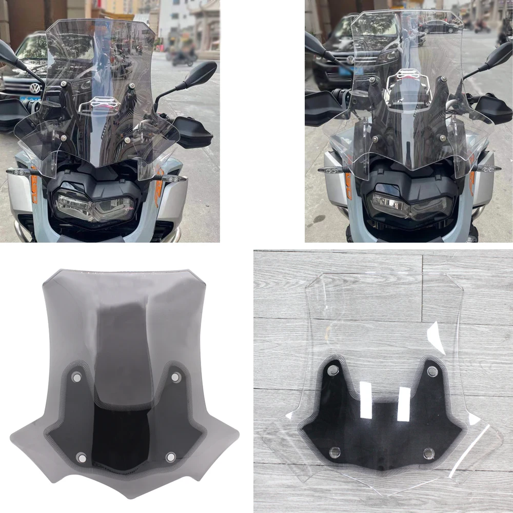 

motorcycle front windshield windscreen for BMW F850GS adventur F 850GS ADV Acrylic Transparent And black