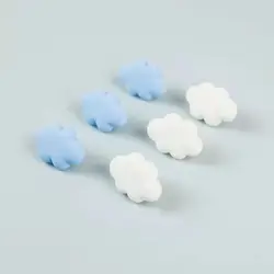 6 Stks/partij Push Pins Cloud Thumb Tack Decoratieve Leuke Pushpins Voor Foto Muur, Kaarten, bulletin Board Of Kurk Boards