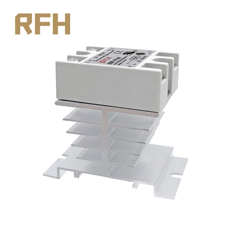 SSR -10AA  25AA 40AA  AC Control AC SSR White Shell Single Phase Solid State Relay Without Plastic Cover