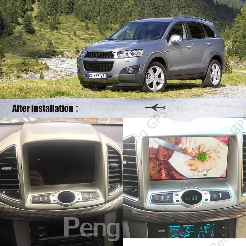 For Chevrolet Captiva C140 Android Car Radio 2013 + Stereo Autoradio Multimedia Player DVD Cassette Recorder Head unit GPS Navi