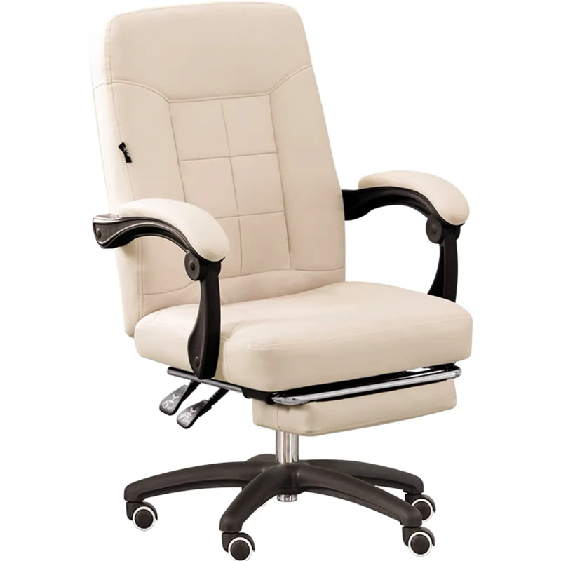 WCG Computer Gaming Chair Reclining Armchair with Footrest Internet Cafe Chair Office Furniture Students Dormitory Study Chair