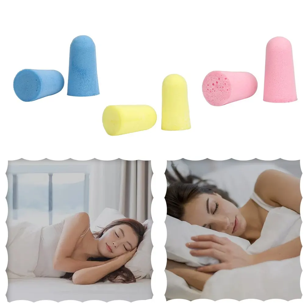 Soft Foam Ear Plugs Sound Insulation Ear Protection Earplugs Anti Noise Snoring Sleeping Plugs for Travel Noise Reduction