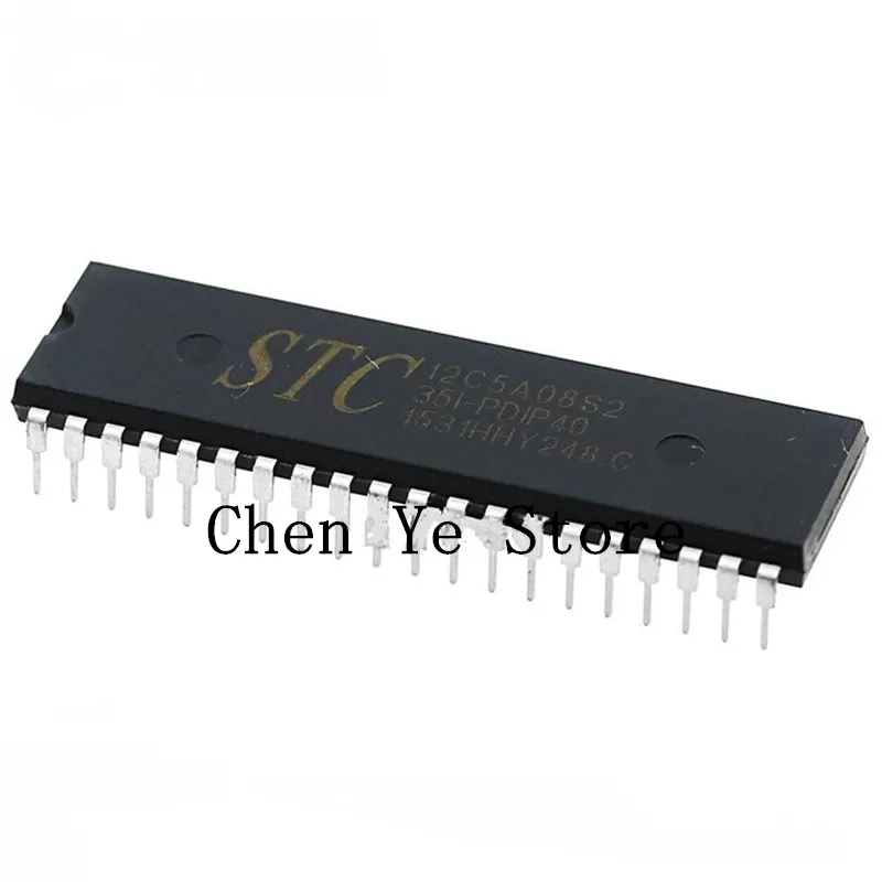 Free shipping2PCS 100% NEW Original STC12C5A08S2-35I-PDIP40 STC12C5A08S2-35I DIP-40 IC