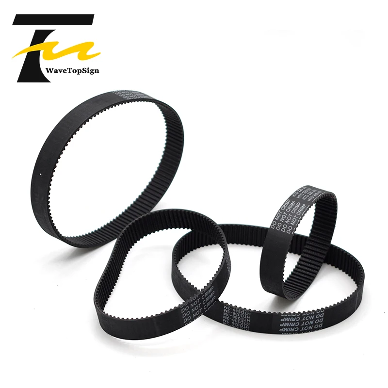 HTD 3M sabuk transmisi waktu Loop tertutup sabuk lingkar 225 228 255 267 300 324 330mm lebar disesuaikan 8 9 10 15 17mm