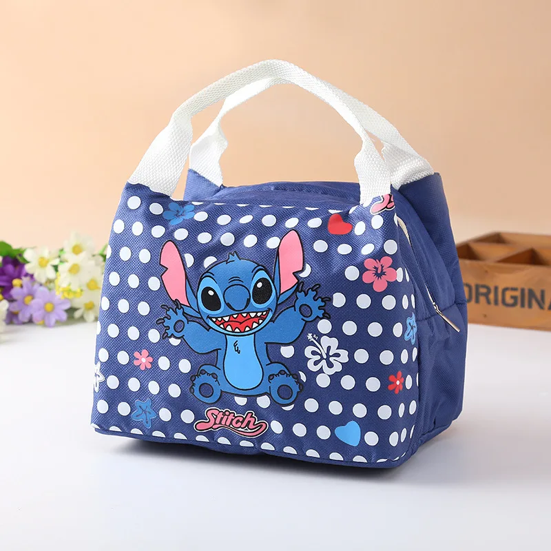 

Disney cartoon insulation bag Korean version Stitch cute lunch box bag barbecue handbag Outdoor ice tote bag