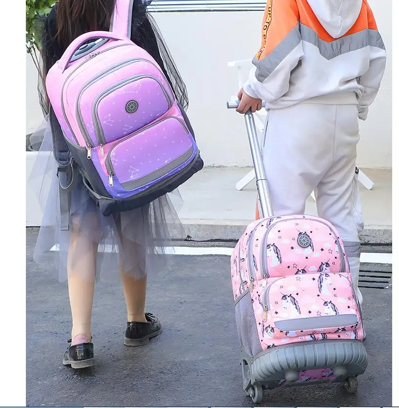 school rolling backpack for teenagers school trolley bags kids travel trolley bag school wheeled backpack student book Mochilas