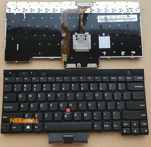 laptop US English keyboard For LENOVO THINKPAD T530 T530i T430 T430s X230 W530 L430 L530 keyboard black no Backlight