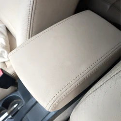 Car Interior Center Armrest Console Box Cover Microfiber Leather Sticker Trim For Skoda Octavia 2007 2008 2009 2010 2011 - 2014