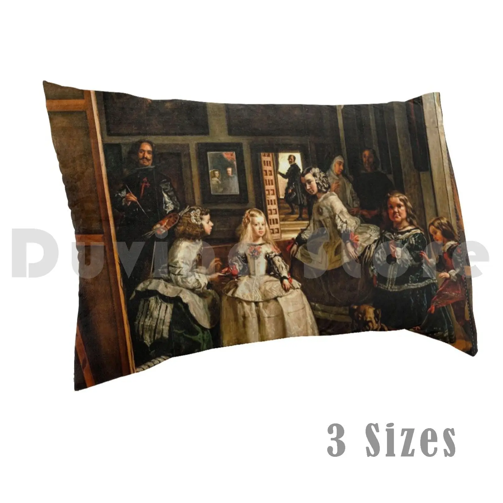 Las Meninas Pillow Case DIY 50*70 Las Meninas Las Meninas Diego Velázquez Diegovelázquez Velázquez Painter