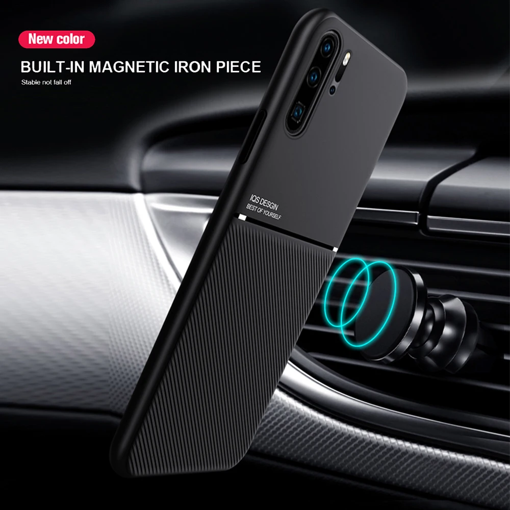 magnetic car holder case honor 20lite matte leather phone cover for huawei honor 10i 10 lite 20 light 20s 8x 8s 9x 30 pro coque