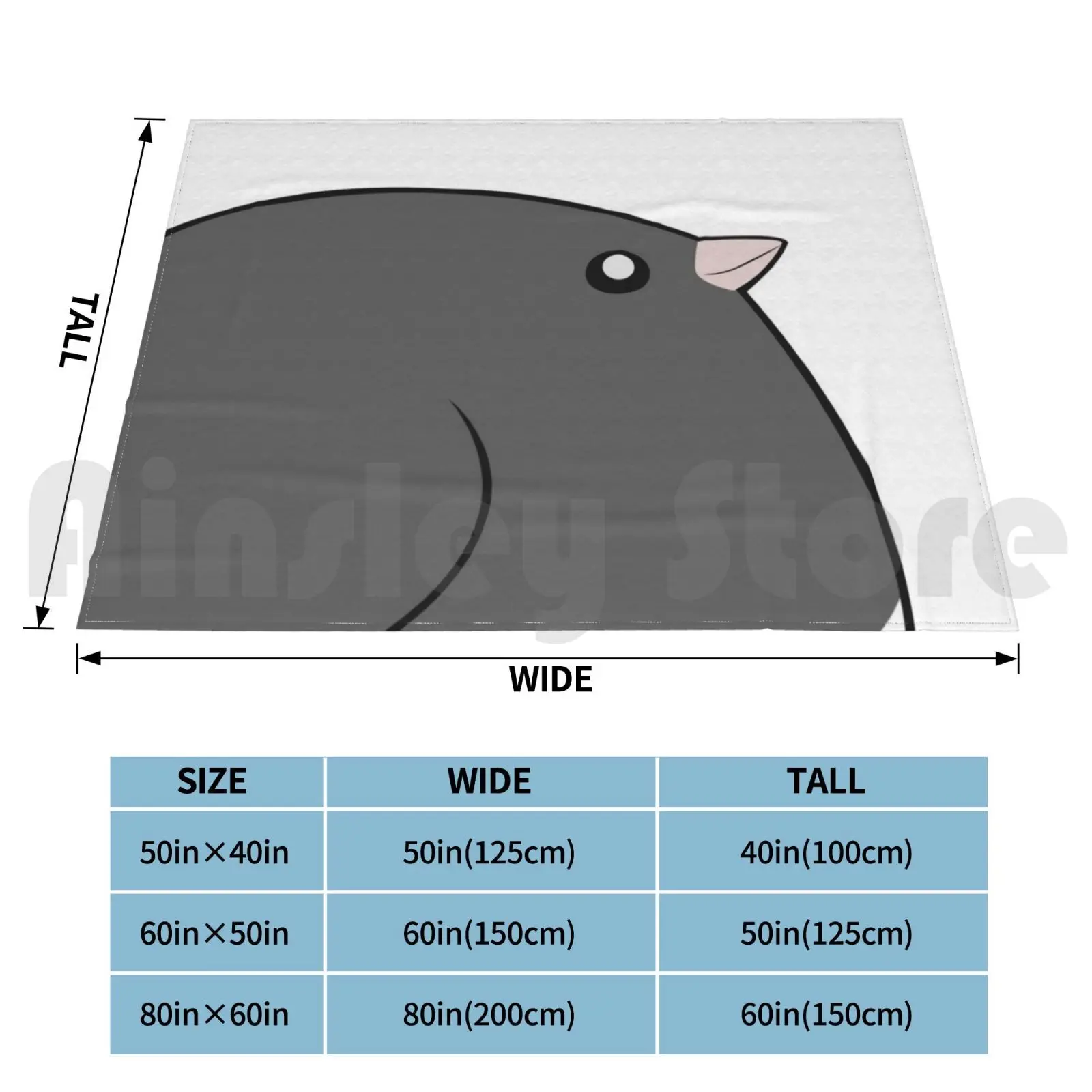 Snowbird Ball! Blanket Fashion Custom 3205 Snowbird Round Bird Ball Cartoon Cute Junko Adorable Birds Nature