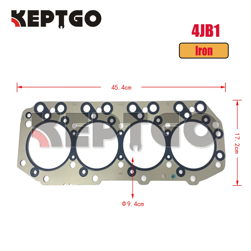 New 4JB1 Cylinder Head Gasket Fits For Isuzu Engine