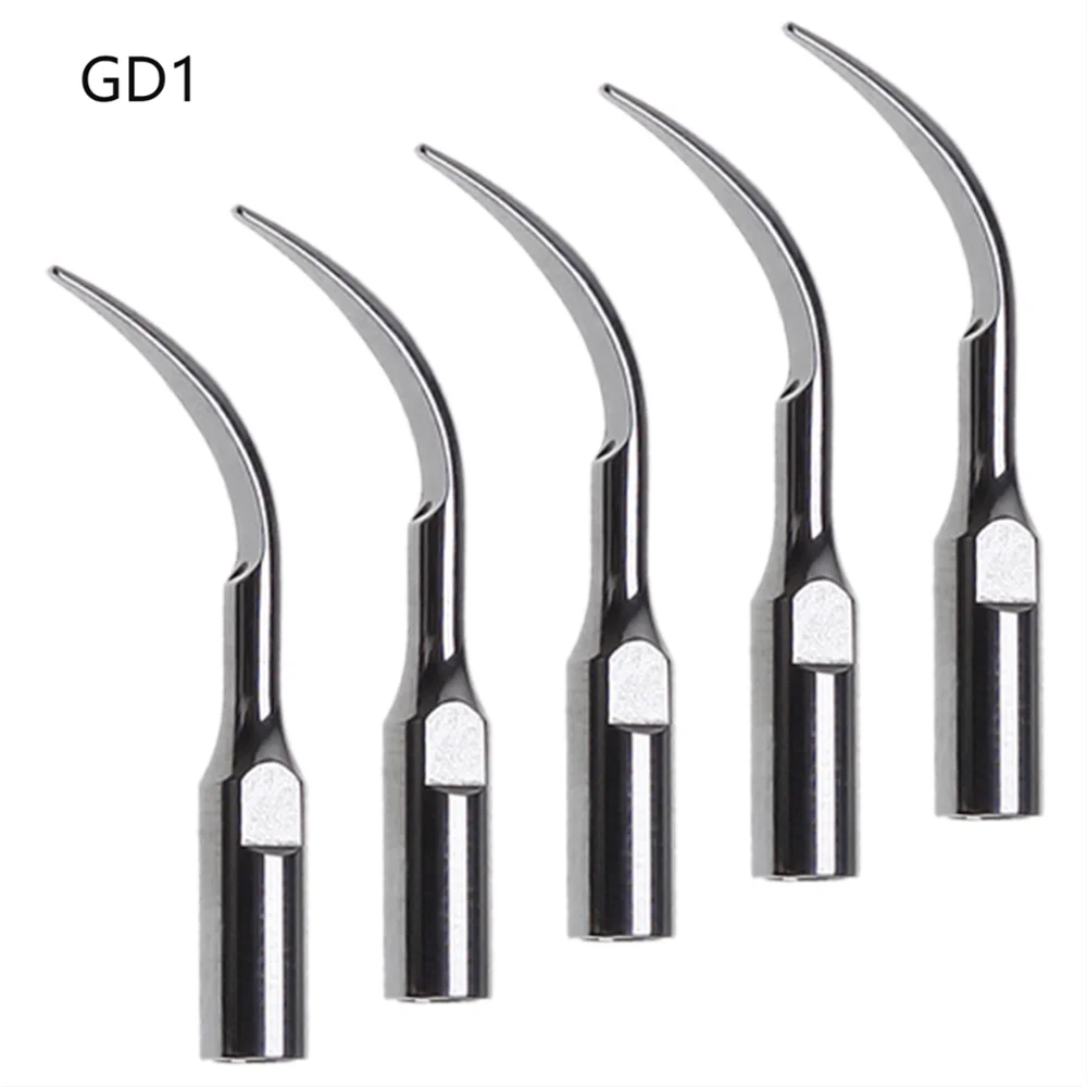 5Pcs Dental Ultrasonic Scaler Tips Fit DTE SATELEC GD1-GD6 Stainless Steel SKYSEA CE Certified