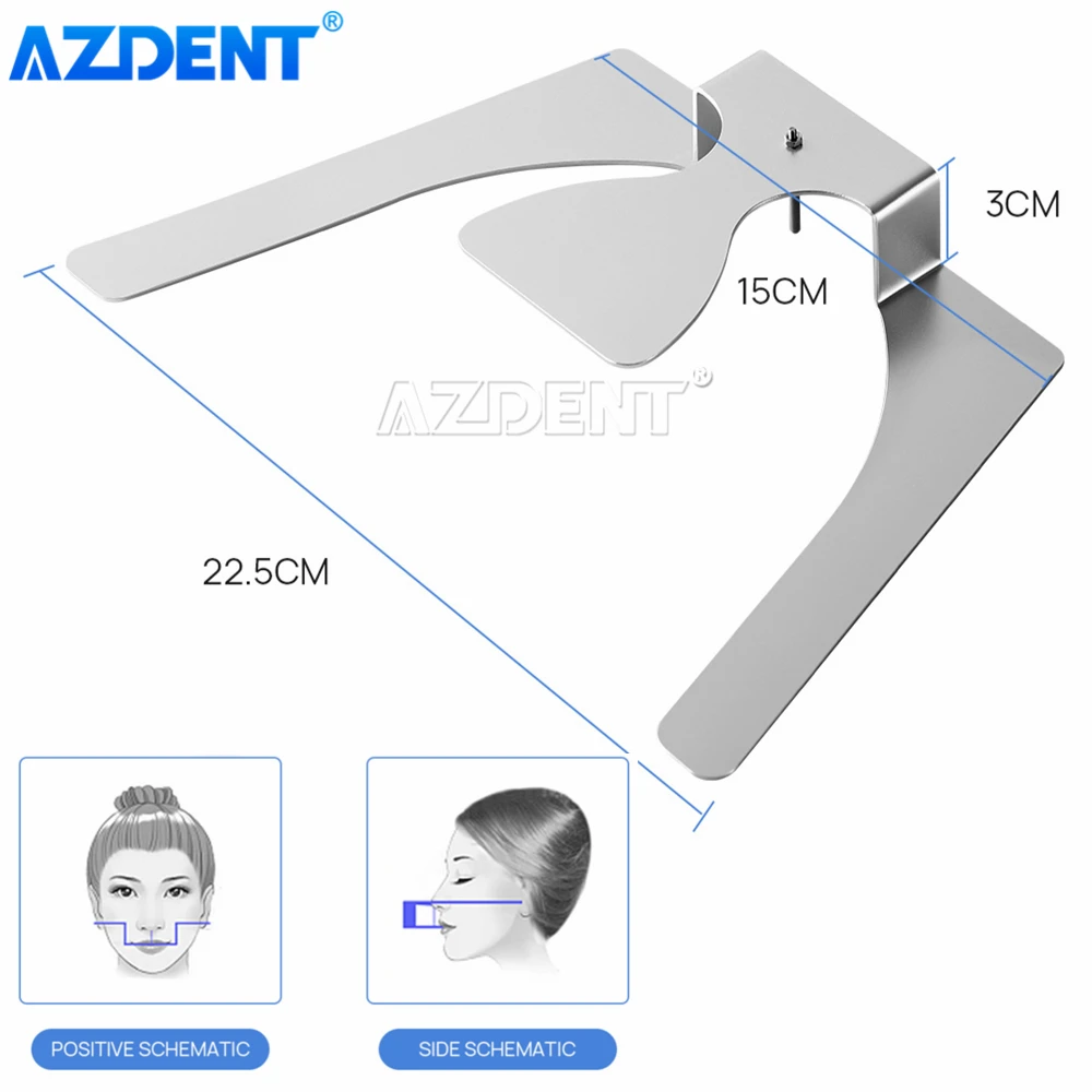 Dental Orthodontic Occlusal Maxillary AZDENT Casting Fox Jaw Plane Plate 3D Three-Dimensional Metal Making Complete Denture