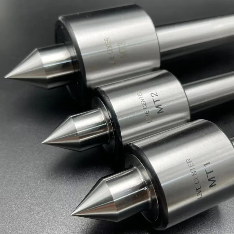 

top notch MT1 MT2 MT3 High-precision Mo-type rotary center lathe taper handle movable thimble MT2 alloy double tip center