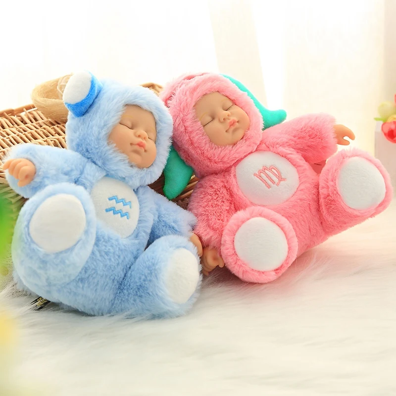 จำลอง Reborn ตุ๊กตาเด็กตุ๊กตา Plush ของเล่นเด็ก Sleeping Appease ตุ๊กตาทารกแรกเกิดการถ่ายภาพ Props ทารกวันเกิด Xmas ของขวัญตกแต่งห้อง