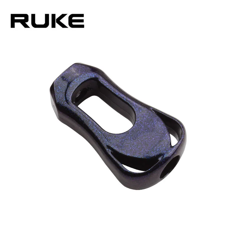 RUKE 1pc Fishing Reel Handle Knob Carbon Fiber Suit Dai Reel Length 35mm Weight 3.7g Include 2pcs Bearings 4pcs Washers DIY Reel