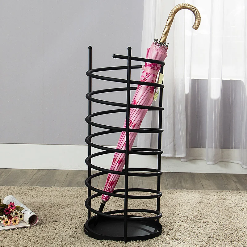 

Household umbrella Stand storage bucket door umbrella holder stand home hotel metal Umbrella storage rack shelf mx10291159