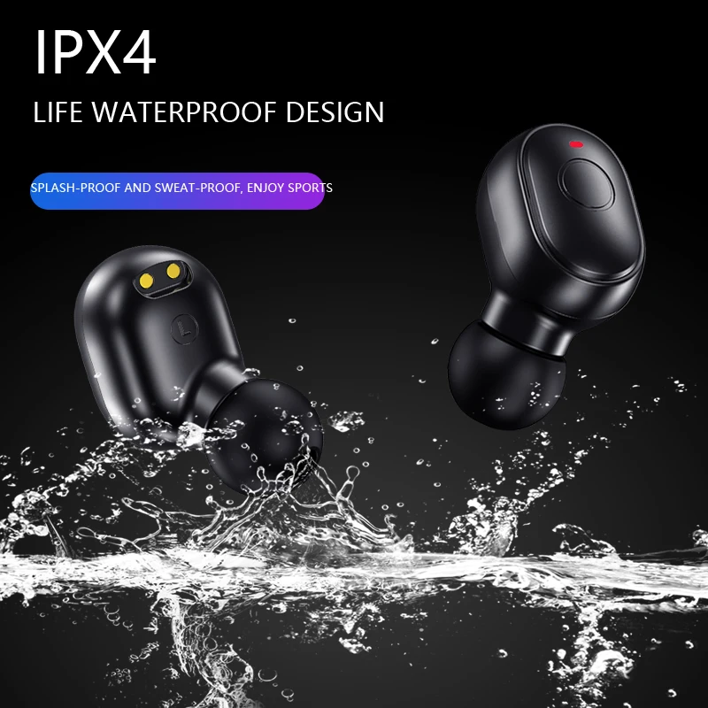 TG911 TWS Bluetooth 5.0 Wireless Headset Digital Display Earbuds Deep Bass Earbud Sports Waterproof Earphone Charging Box