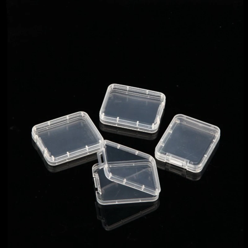 

500 Pcs TF XD Case SD Card Plastic Box Retail Package Packaging