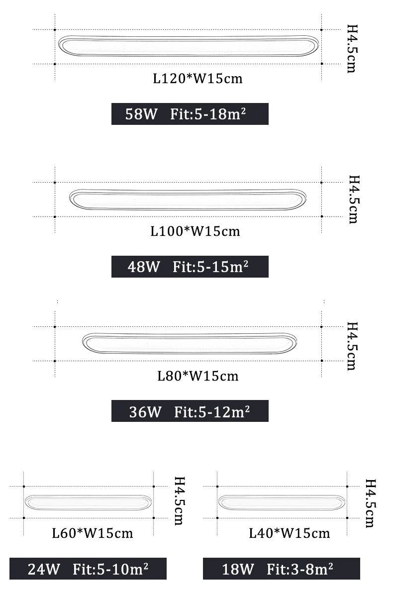 Modern LED Ceiling light 120CM 100CM Large Ceiling lamp For Living room Bedroom Dining room Kitchen Corridor Lights Black&Gold