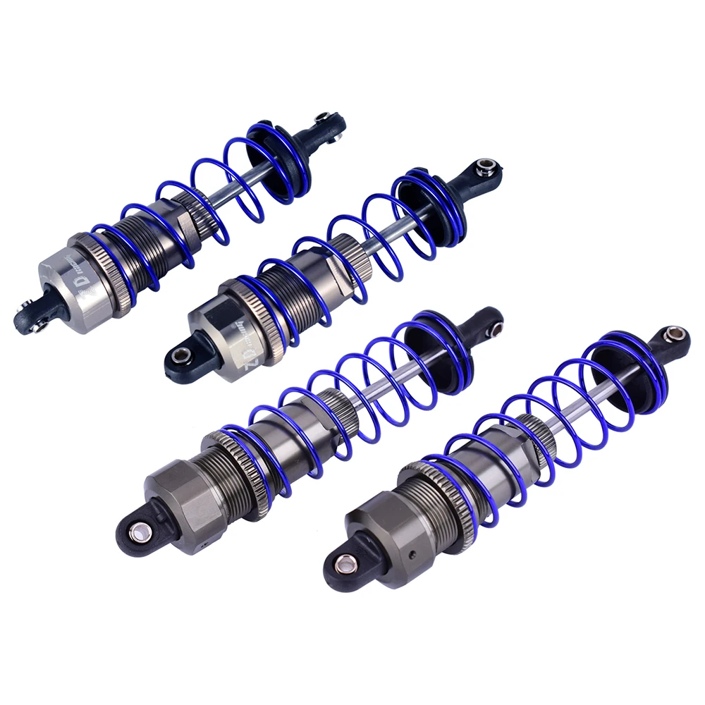 ZD Racing 4Pcs 105mm Front Raer Shock Absorber Damper Suspension for 1/10 RC HSP Redcat HPI Hobao Buggy RC Cars Trucks Parts