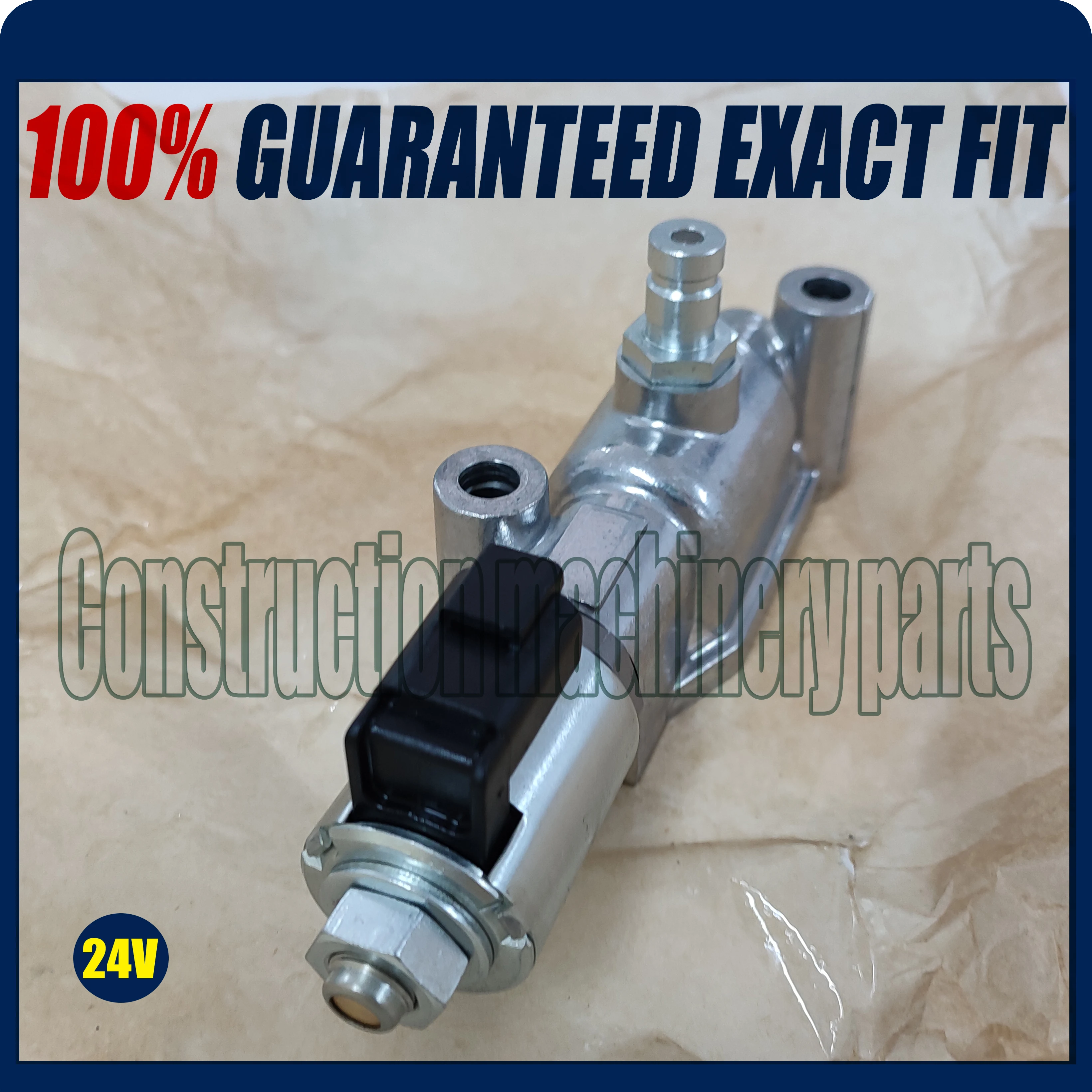 Válvula Solenoide de Corte Hidráulica Caterpillar 244-3114 (2443114) para CAT 525B, 535B, 545, 621H, 725 - 24V