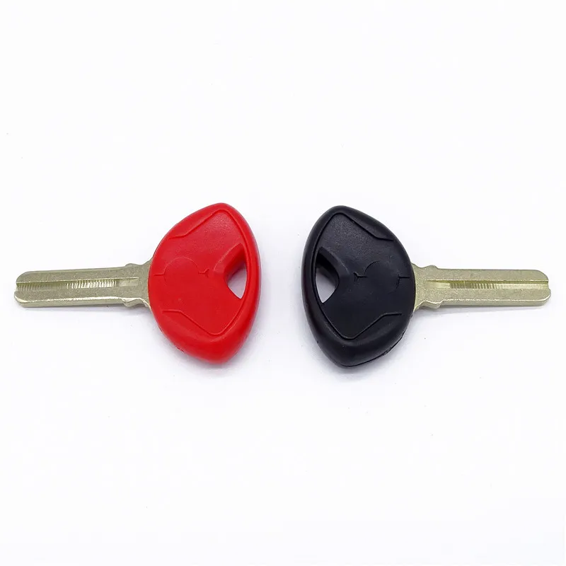 Motorcycle Blank Key Uncut Blade Key Shell Red/Black For BMW F650 F800 S1000RR R1200 K1200 K1300