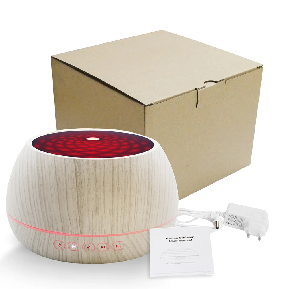 THANKSHARE 1000 ML Humidifier Aroma Diffuser Ultrasonic Air Essential Oil Humidificador 7 Color LED Light  Aromatherapy For Home