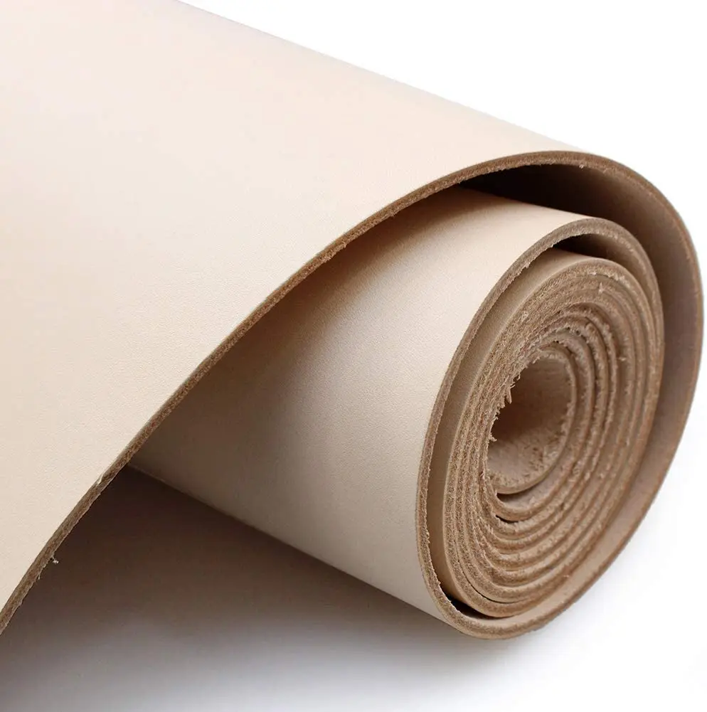 2.0mm Thickness Full Grain Vegetable Tanned Genuin Cow Skin Tooling Leather for Belt Wallet